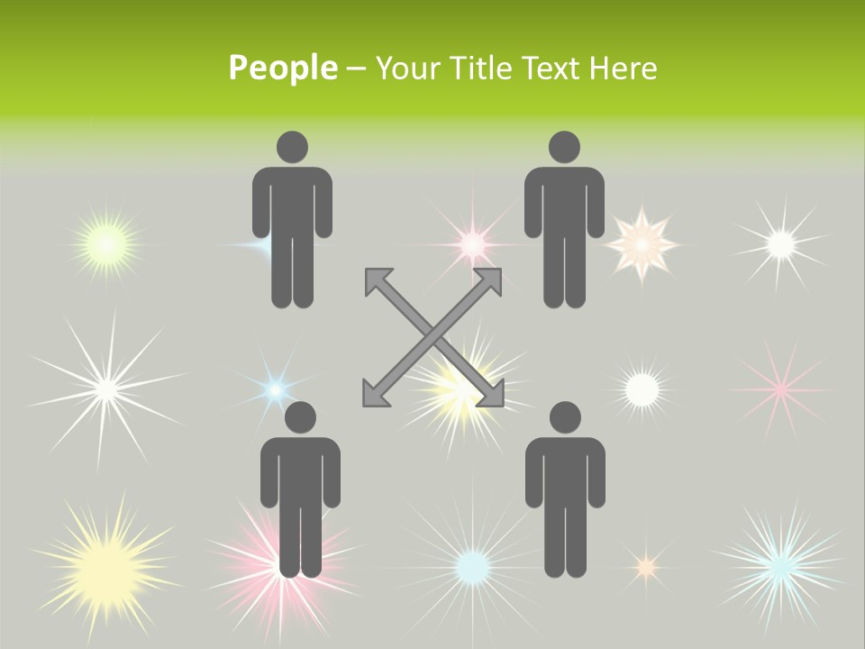 Scrapbook Bow Symbol PowerPoint Template