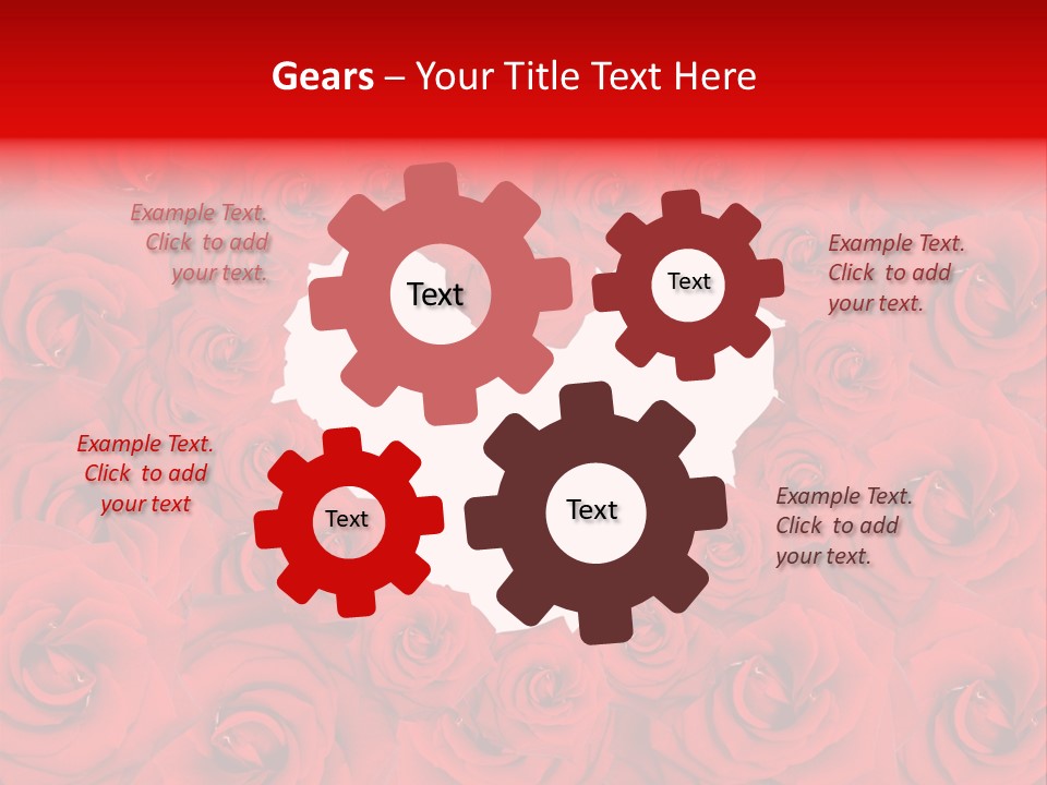 Freshness Engagement Heart PowerPoint Template