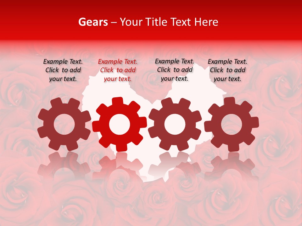 Freshness Engagement Heart PowerPoint Template