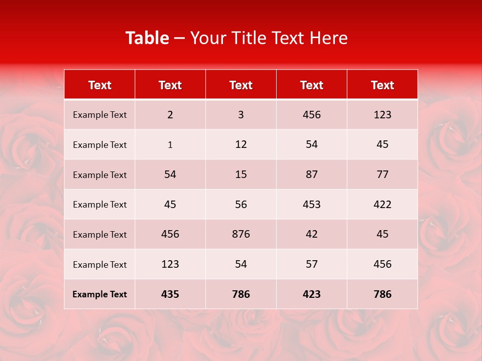 Freshness Engagement Heart PowerPoint Template