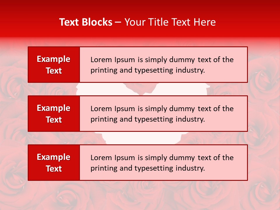 Freshness Engagement Heart PowerPoint Template
