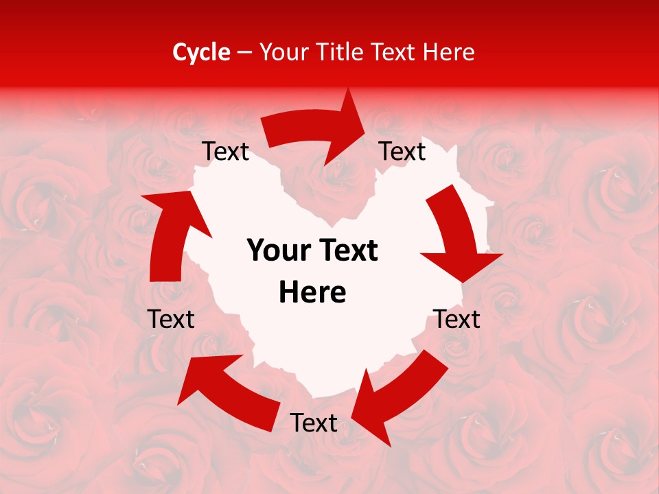 Freshness Engagement Heart PowerPoint Template