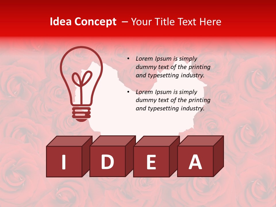 Freshness Engagement Heart PowerPoint Template