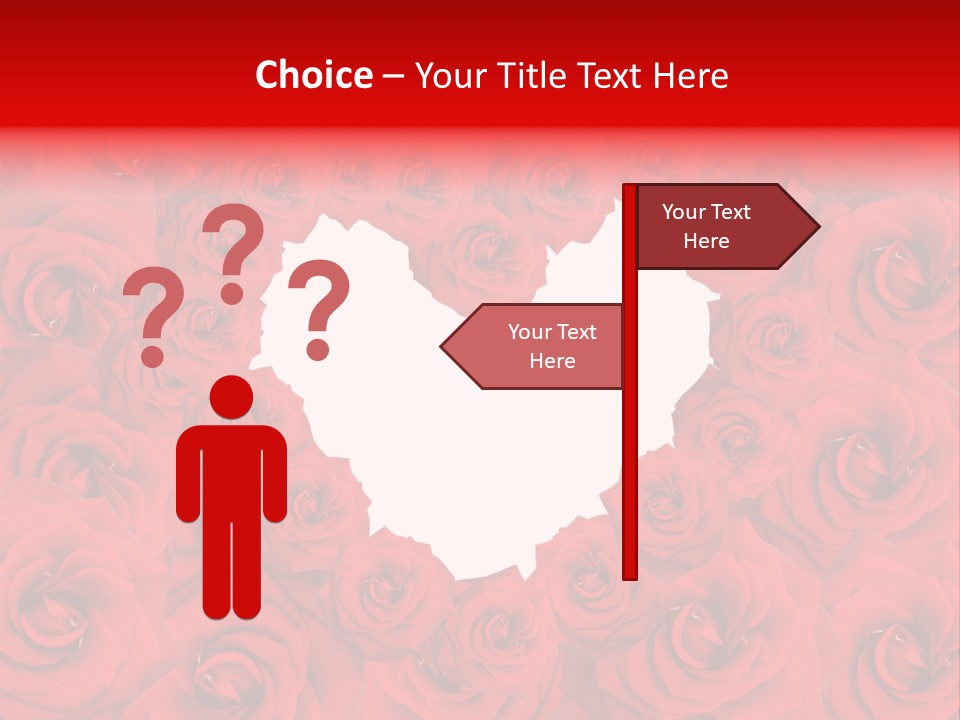 Freshness Engagement Heart PowerPoint Template