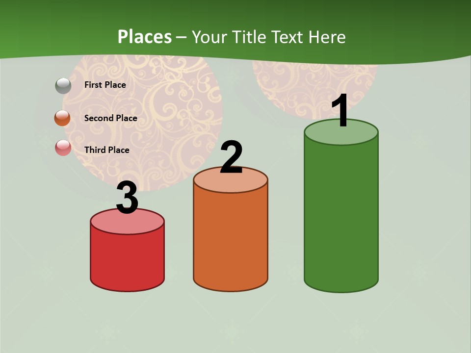 Decor Gold Vector PowerPoint Template