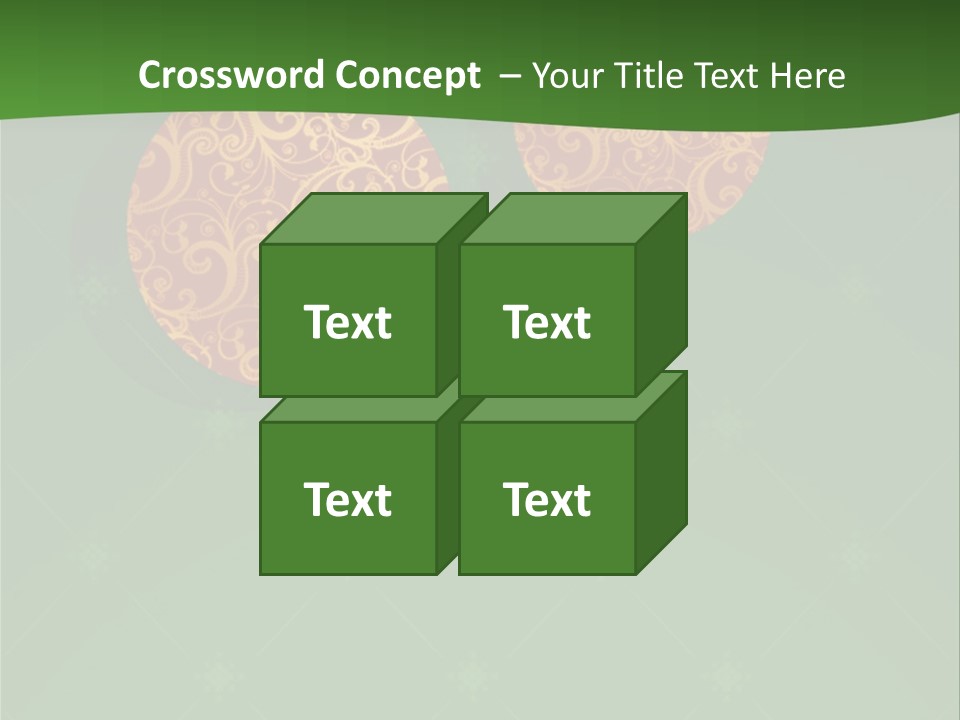 Decor Gold Vector PowerPoint Template