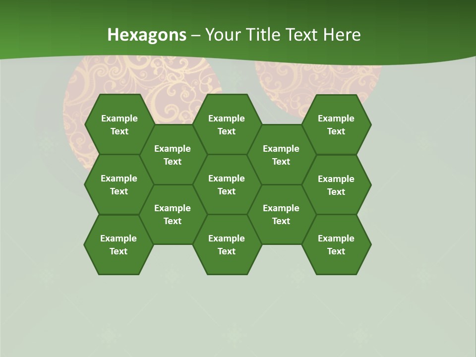 Decor Gold Vector PowerPoint Template