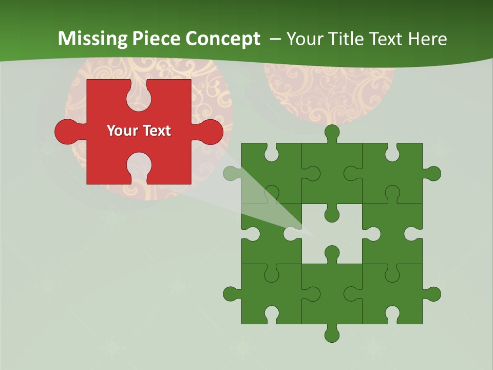 Decor Gold Vector PowerPoint Template