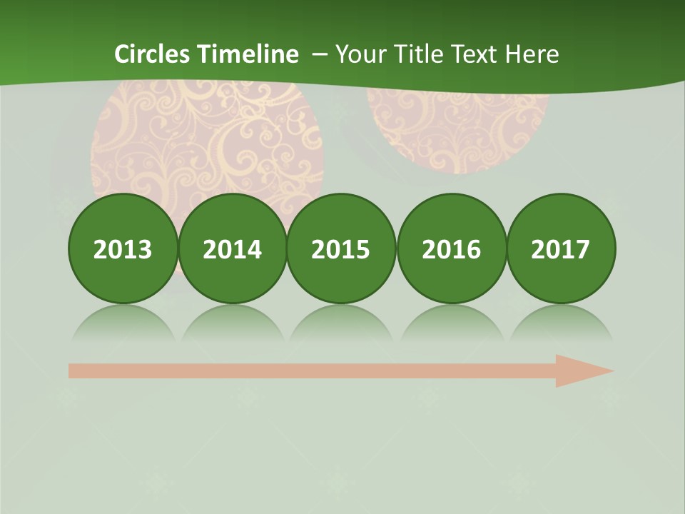 Decor Gold Vector PowerPoint Template