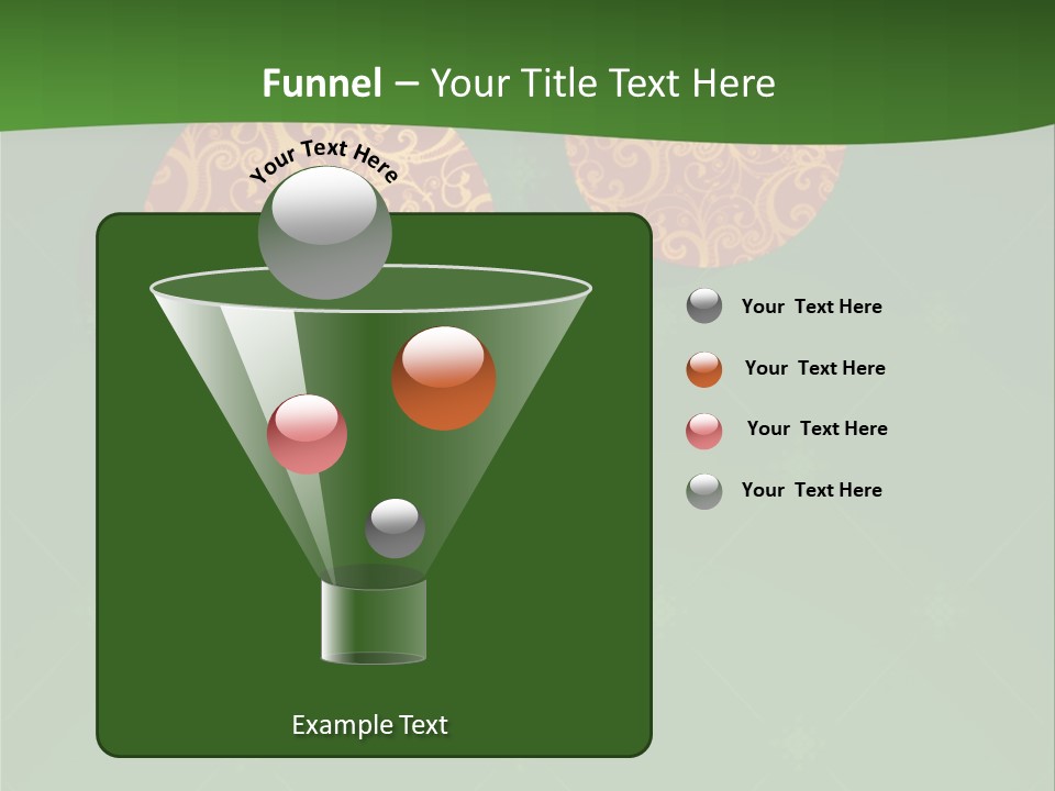 Decor Gold Vector PowerPoint Template