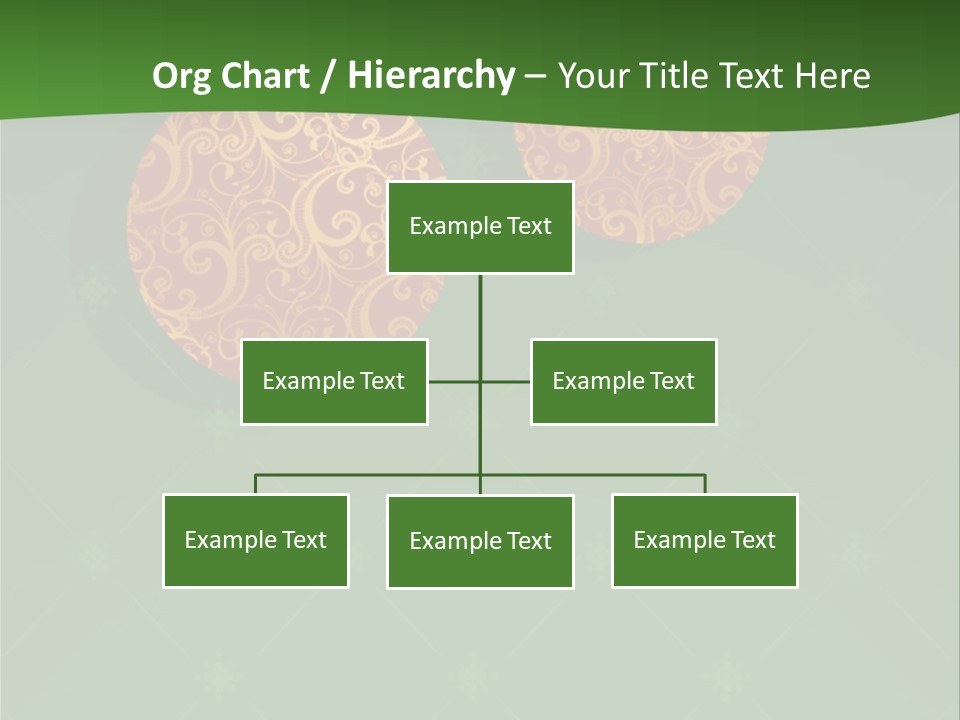 Decor Gold Vector PowerPoint Template