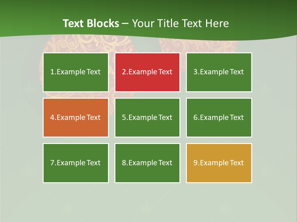 Decor Gold Vector PowerPoint Template