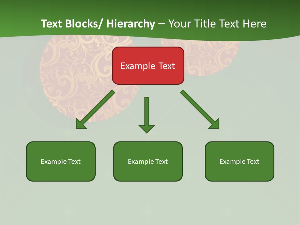 Decor Gold Vector PowerPoint Template