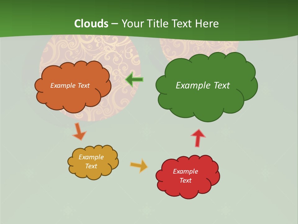 Decor Gold Vector PowerPoint Template