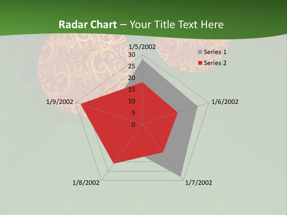 Decor Gold Vector PowerPoint Template