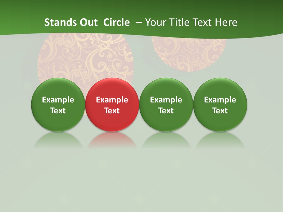 Decor Gold Vector PowerPoint Template