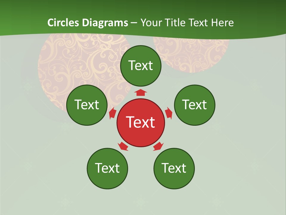 Decor Gold Vector PowerPoint Template