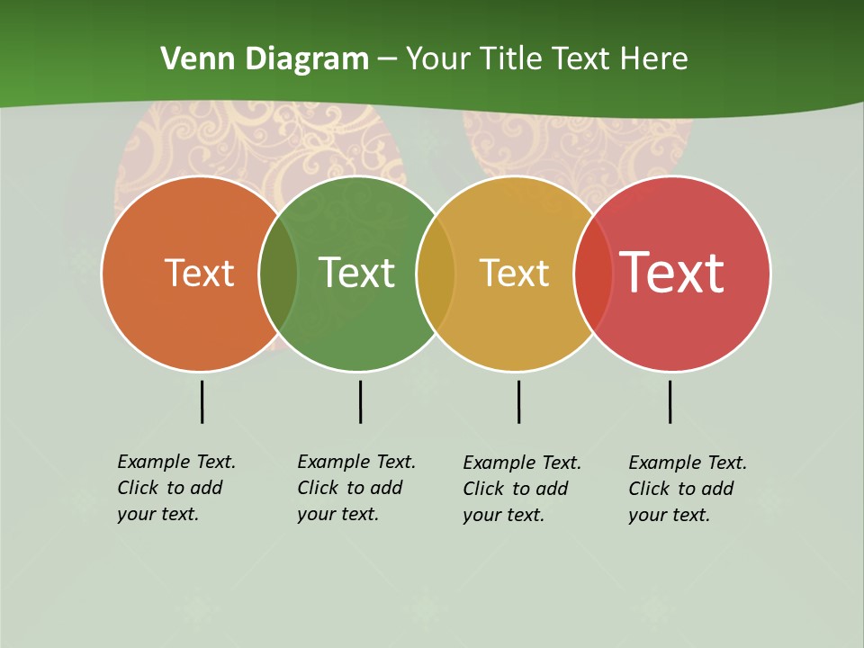 Decor Gold Vector PowerPoint Template