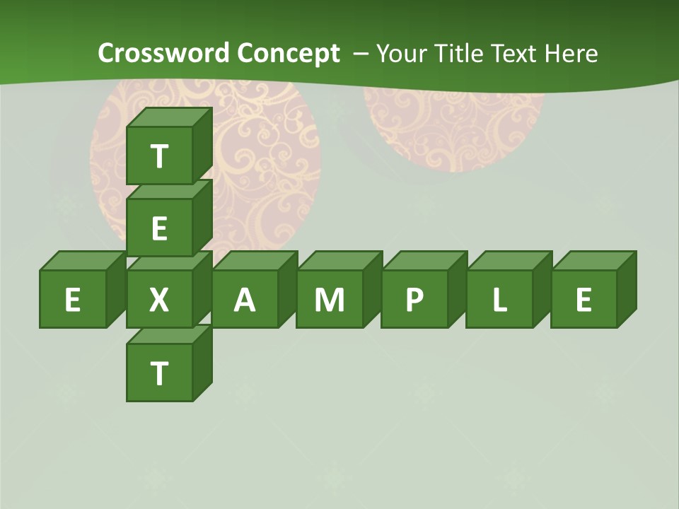 Decor Gold Vector PowerPoint Template