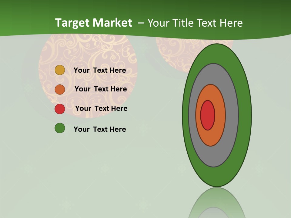 Decor Gold Vector PowerPoint Template