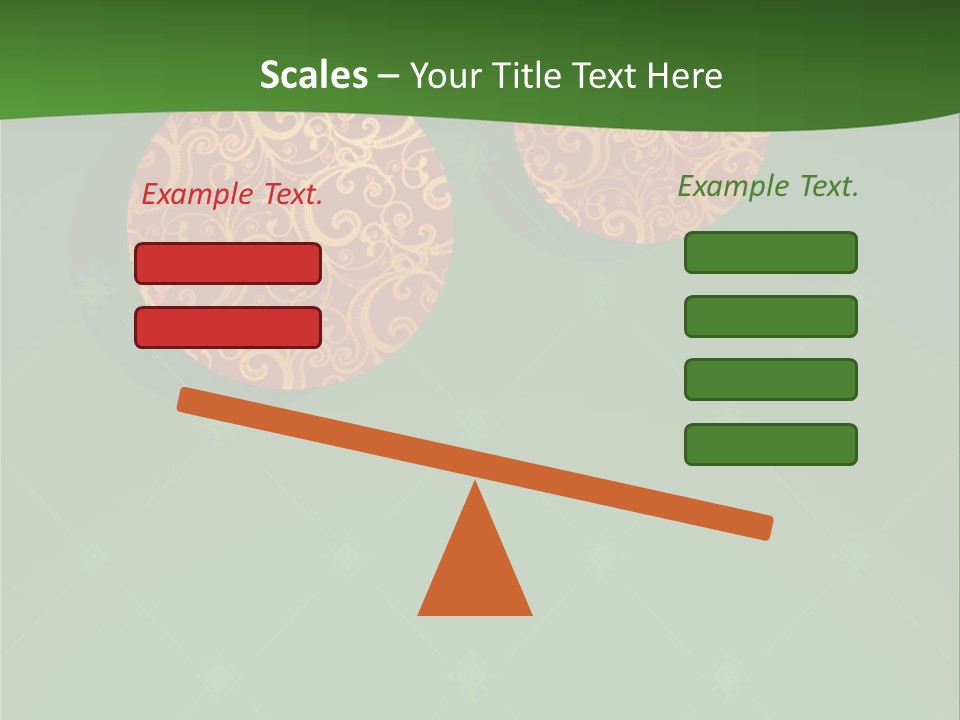 Decor Gold Vector PowerPoint Template