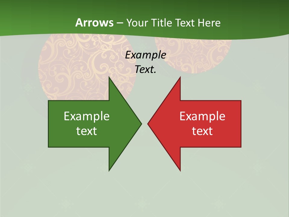 Decor Gold Vector PowerPoint Template