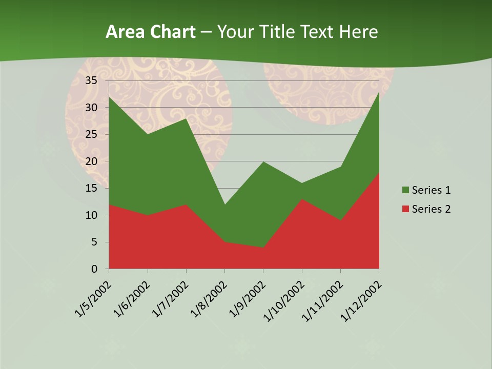 Decor Gold Vector PowerPoint Template