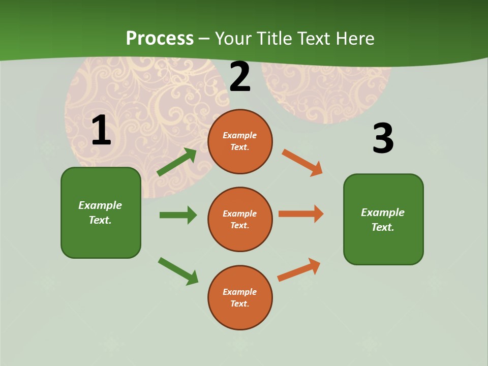 Decor Gold Vector PowerPoint Template