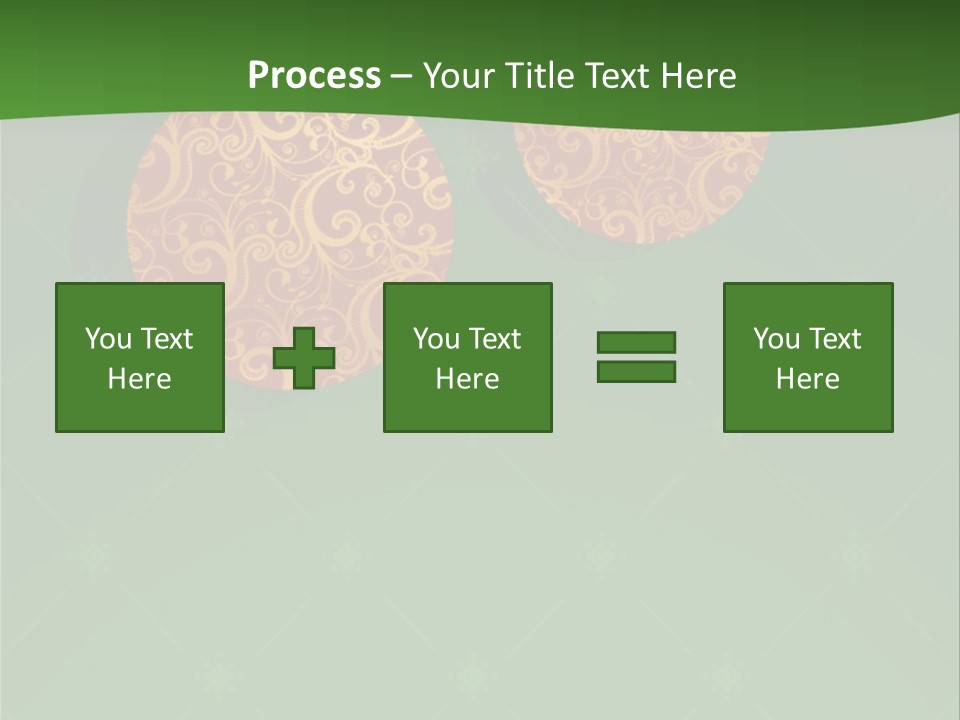 Decor Gold Vector PowerPoint Template