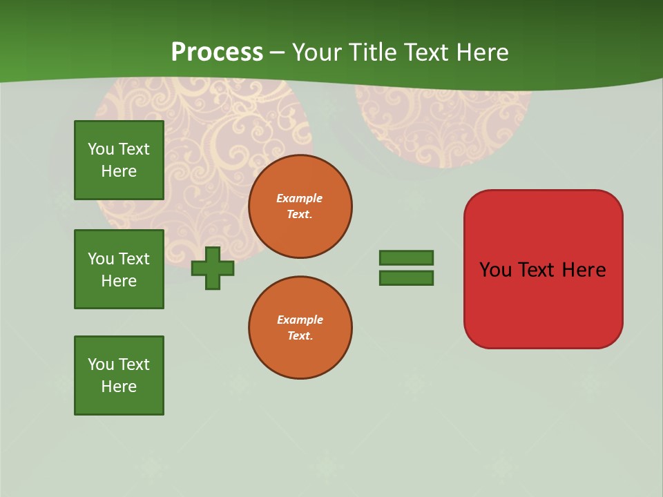 Decor Gold Vector PowerPoint Template