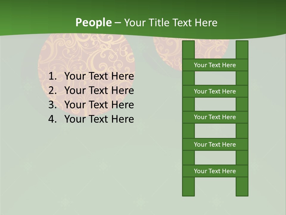 Decor Gold Vector PowerPoint Template