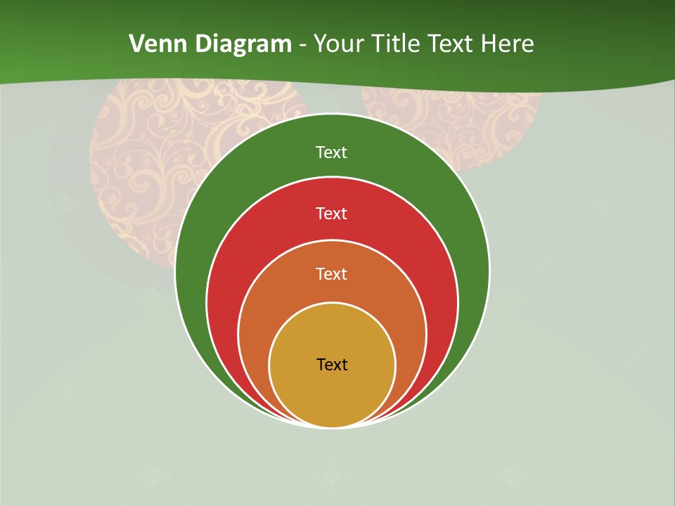 Decor Gold Vector PowerPoint Template