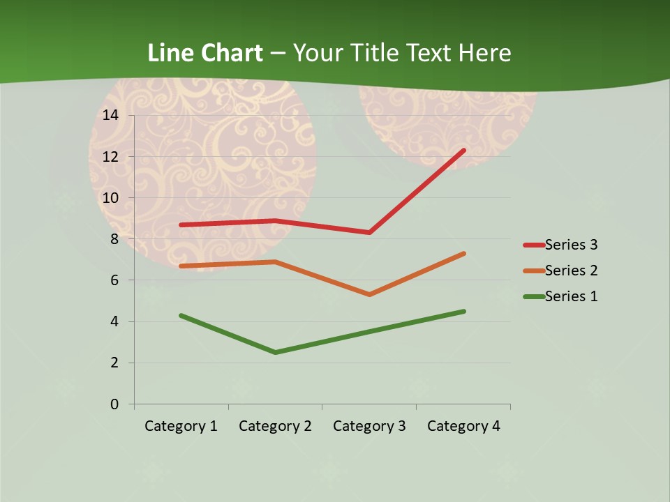 Decor Gold Vector PowerPoint Template