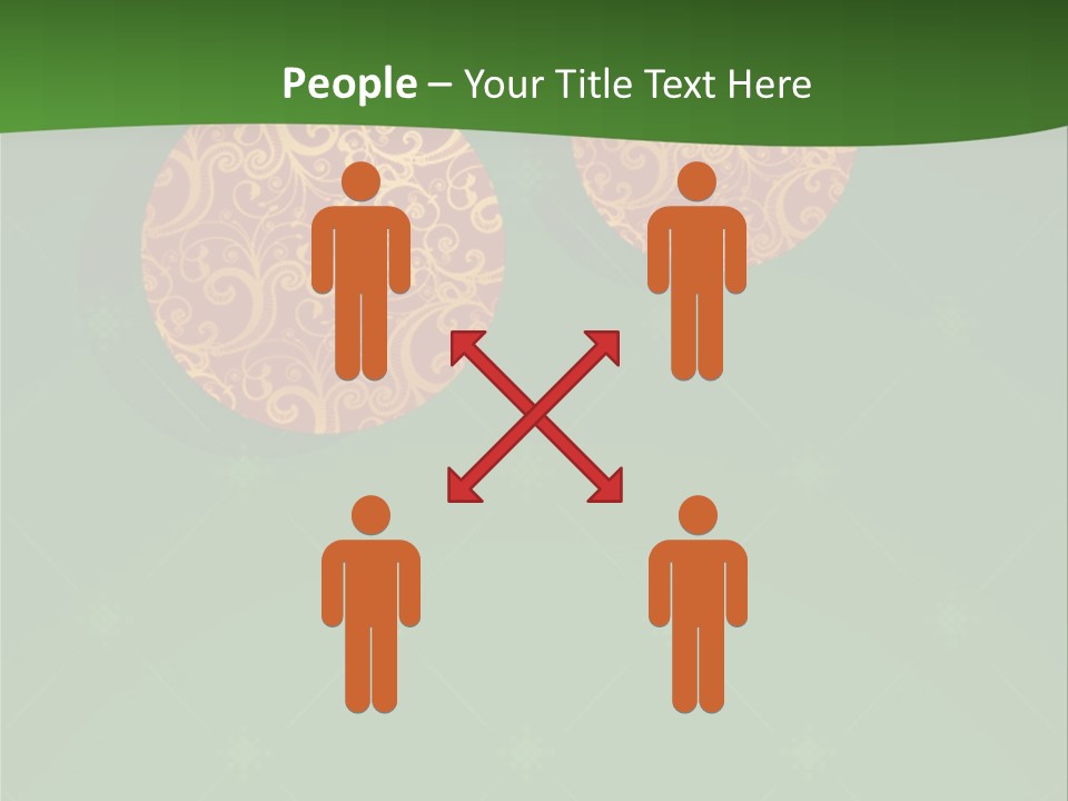 Decor Gold Vector PowerPoint Template