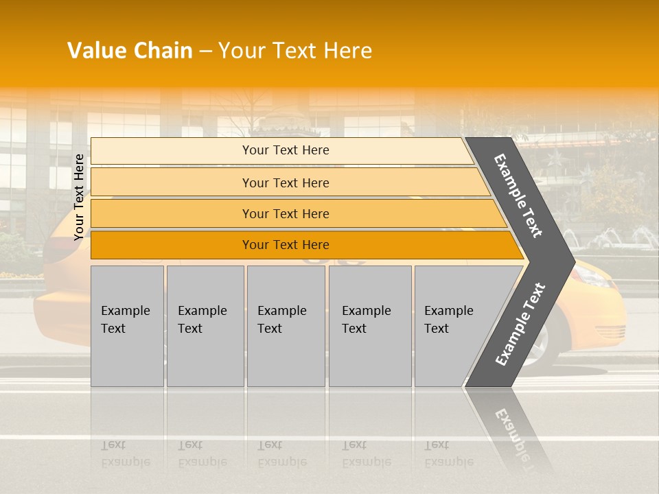 Sidewalk York Van PowerPoint Template