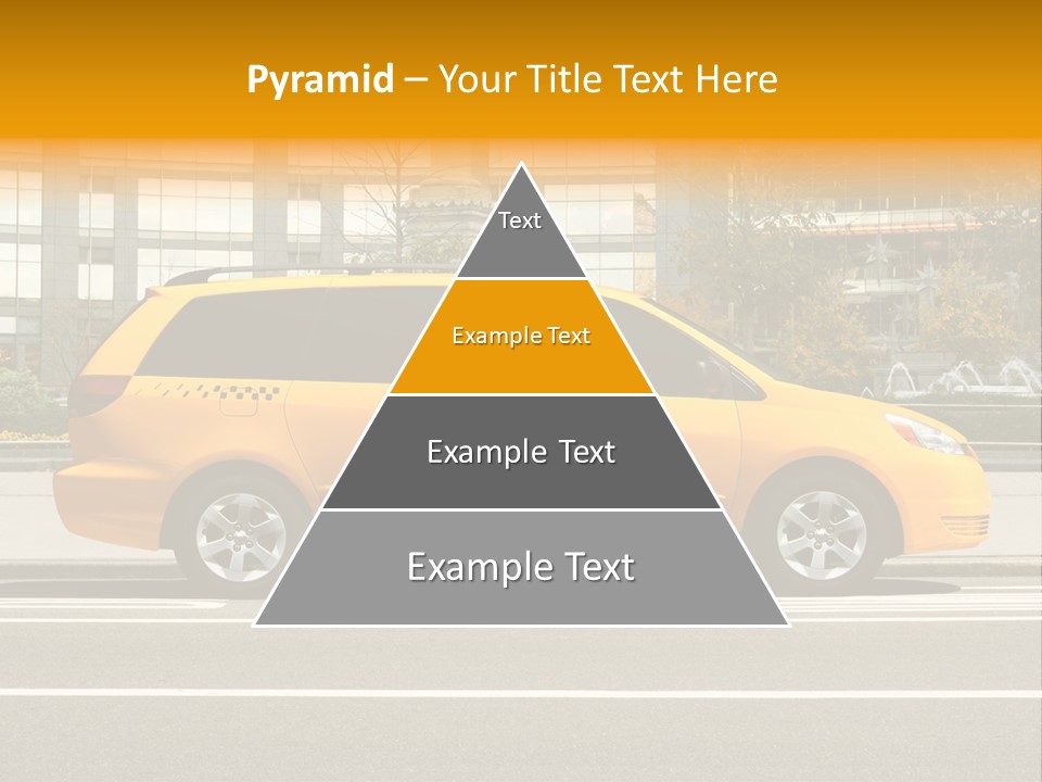 Sidewalk York Van PowerPoint Template