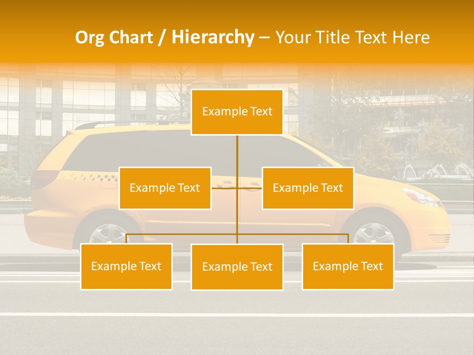 Sidewalk York Van PowerPoint Template