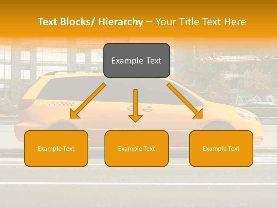 Sidewalk York Van PowerPoint Template