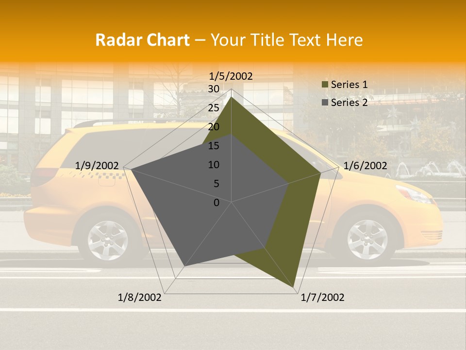 Sidewalk York Van PowerPoint Template