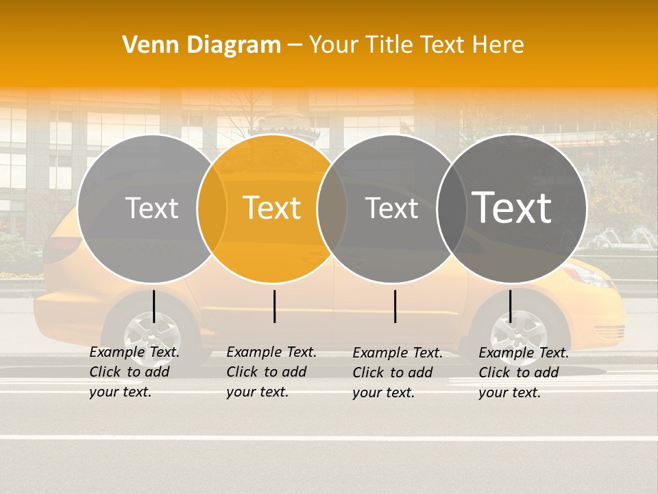 Sidewalk York Van PowerPoint Template
