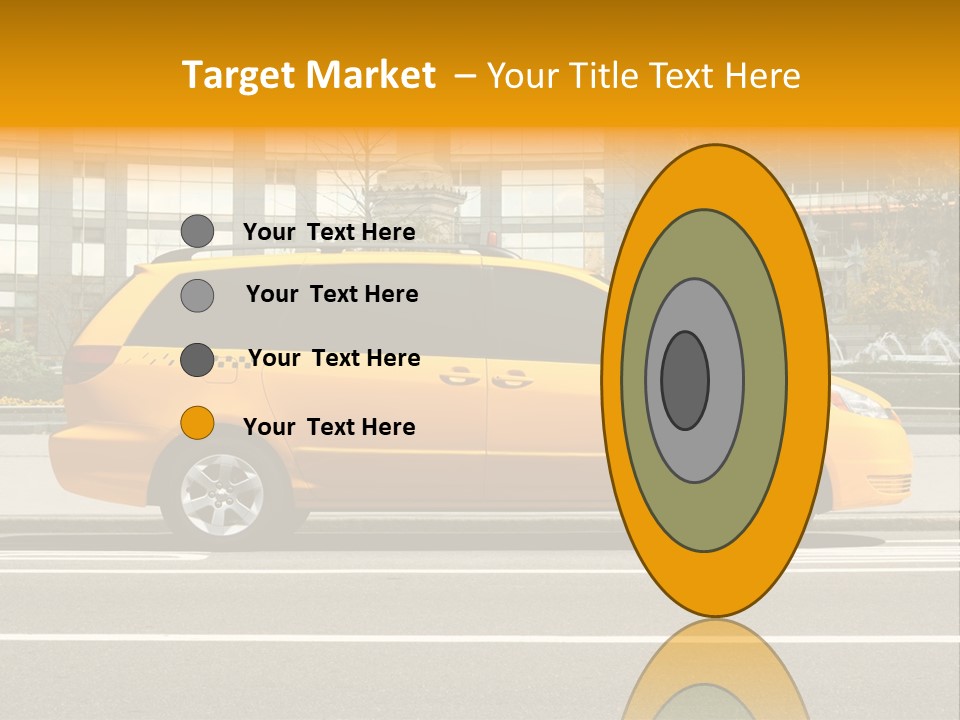 Sidewalk York Van PowerPoint Template