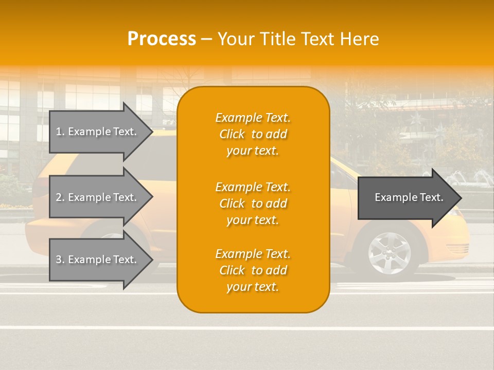 Sidewalk York Van PowerPoint Template
