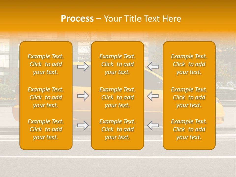 Sidewalk York Van PowerPoint Template