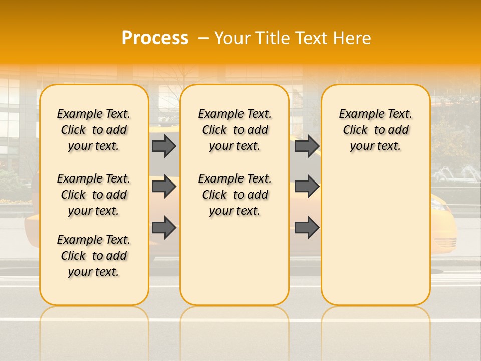 Sidewalk York Van PowerPoint Template
