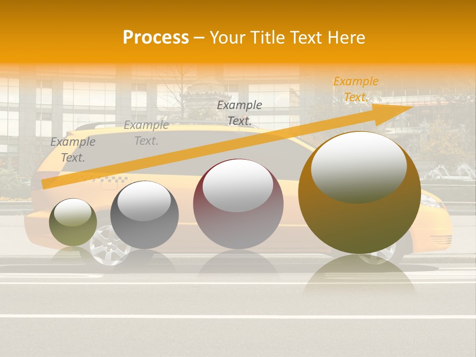 Sidewalk York Van PowerPoint Template