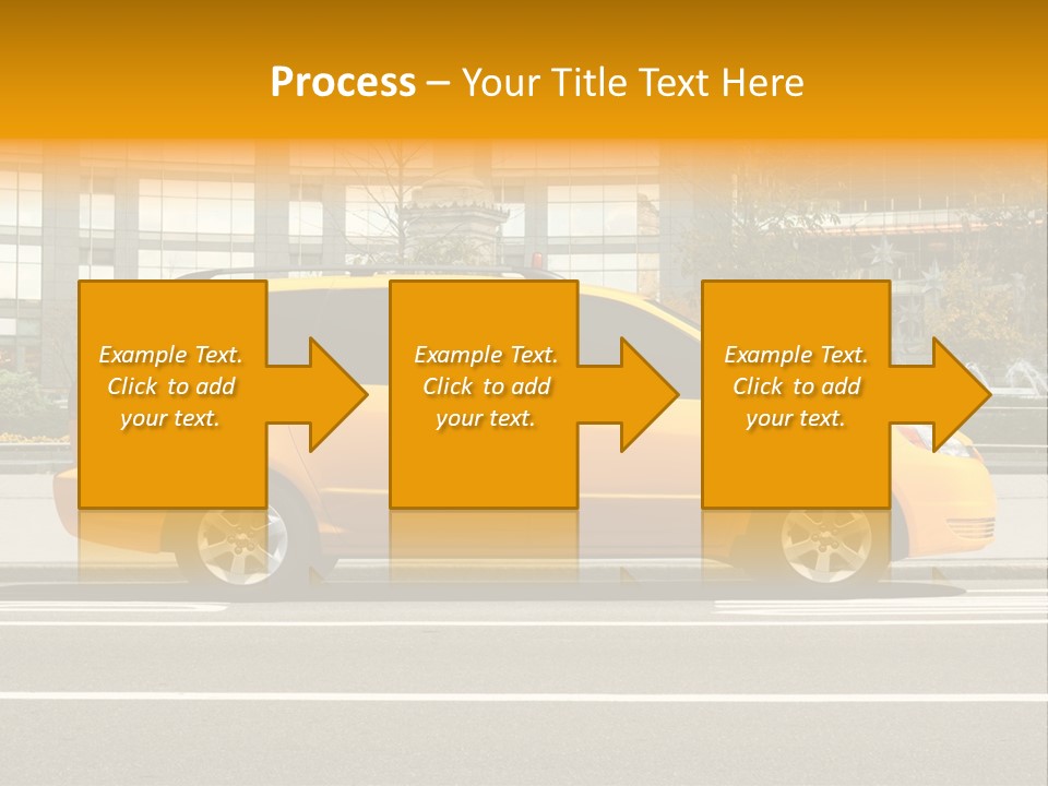 Sidewalk York Van PowerPoint Template