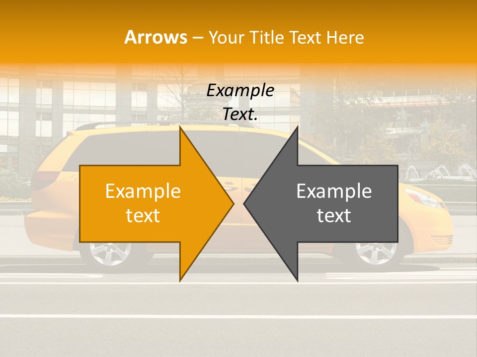 Sidewalk York Van PowerPoint Template