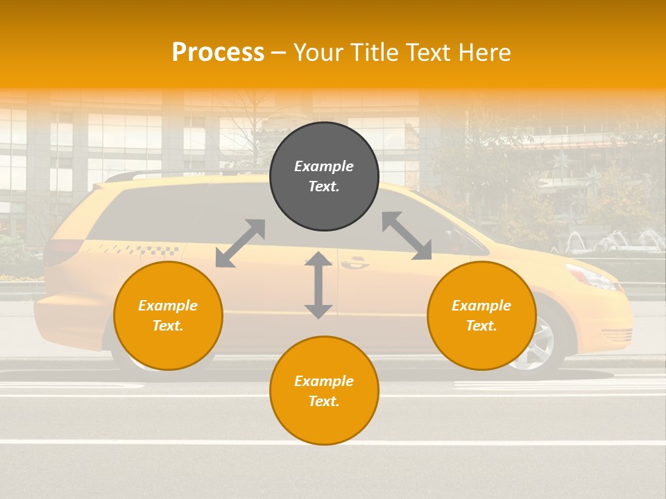 Sidewalk York Van PowerPoint Template