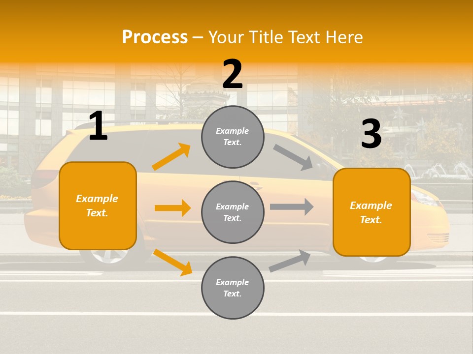 Sidewalk York Van PowerPoint Template