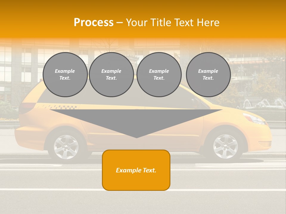 Sidewalk York Van PowerPoint Template
